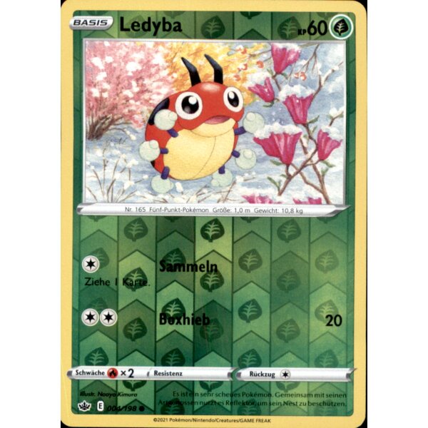 004/198 - Ledyba - Reverse Holo