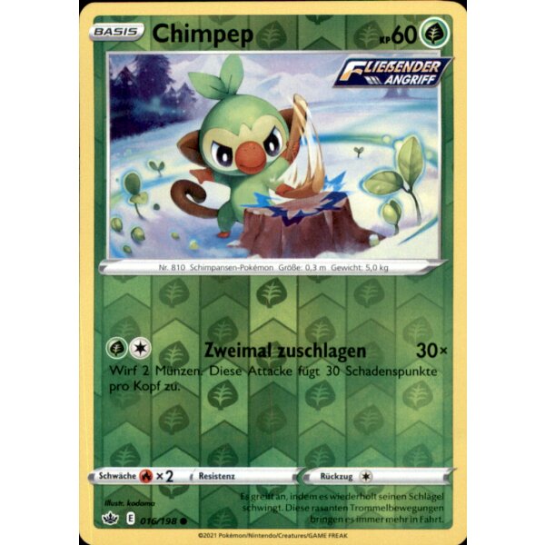 016/198 - Chimpep - Reverse Holo