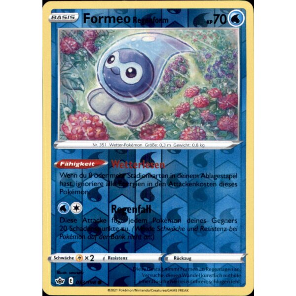 033/198 - Formeo Regenform - Reverse Holo