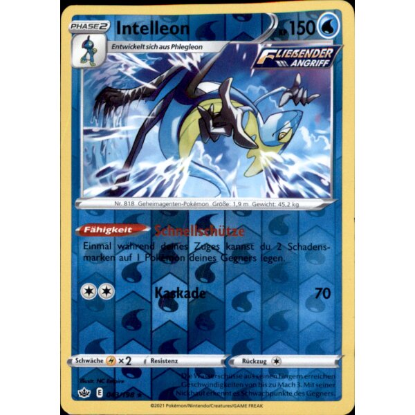 043/198 - Intelleon - Reverse Holo