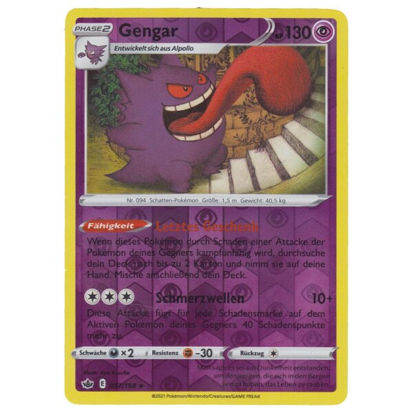 057/198 - Gengar - Reverse Holo