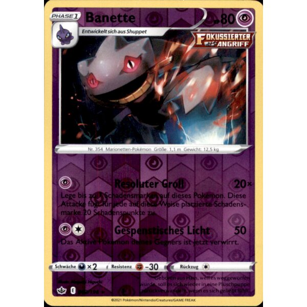 063/198 - Banette - Reverse Holo