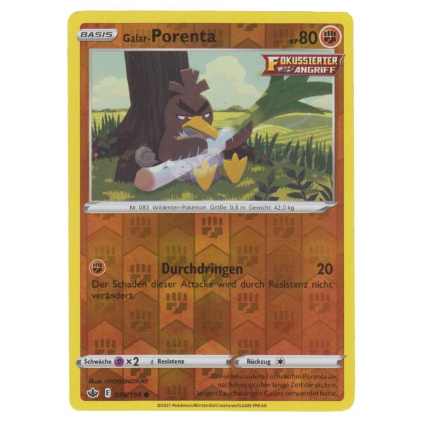 078/198 - Galar-Porenta - Reverse Holo