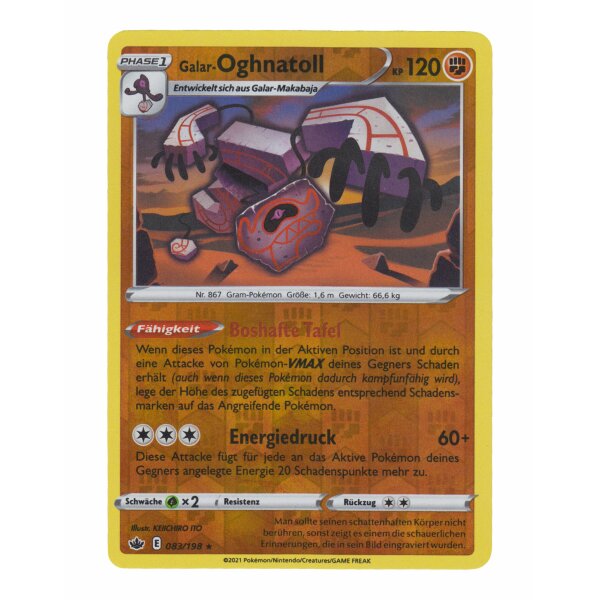 083/198 - Galar-Oghnatoll - Reverse Holo