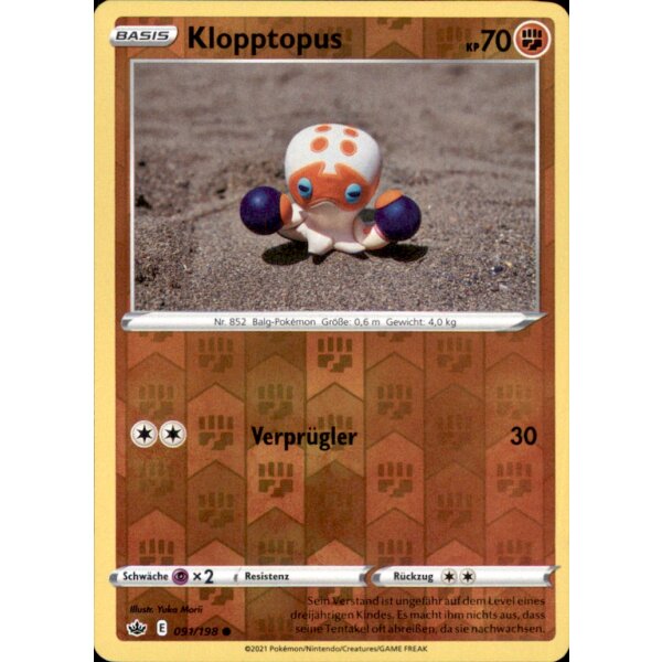 091/198 - Klopptopus - Reverse Holo