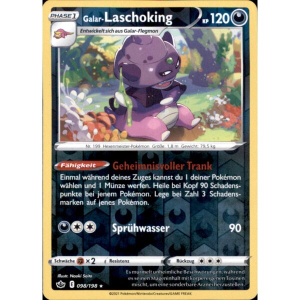 098/198 - Galar-Laschoking - Reverse Holo