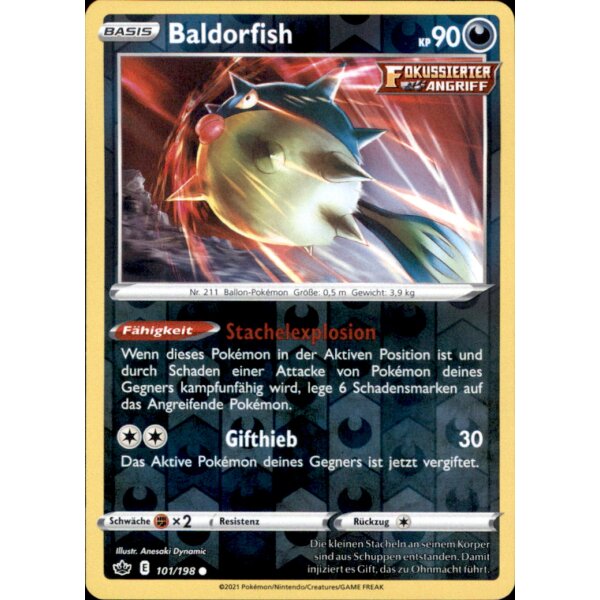 101/198 - Baldorfish - Reverse Holo