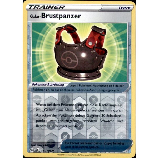 141/198 - Galar-Brustpanzer - Reverse Holo