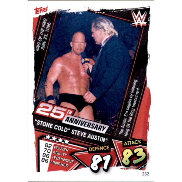 232 - "Stone Cold" Steve Austin - 2021