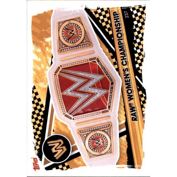 237 - Raw Womens - Championship - 2021