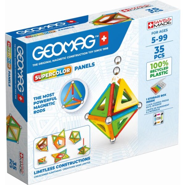 Geomag Supercolor Panels Recycled 35 pcs