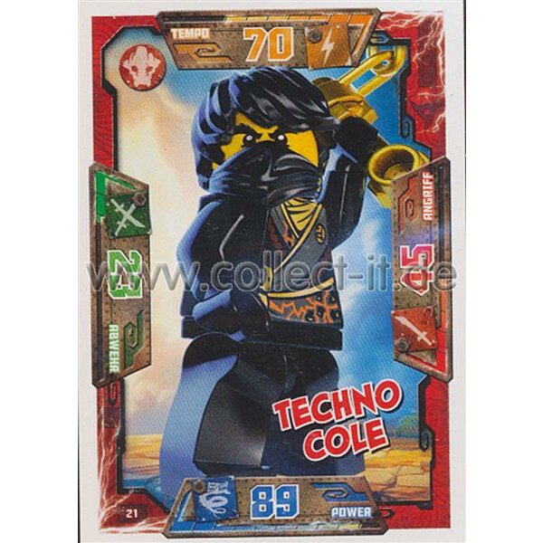 021 - Techno Cole - Helden Karte - LEGO Ninjago