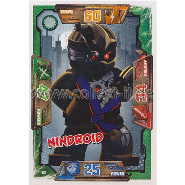 092 - Nindroid - Schurken Karten - LEGO Ninjago