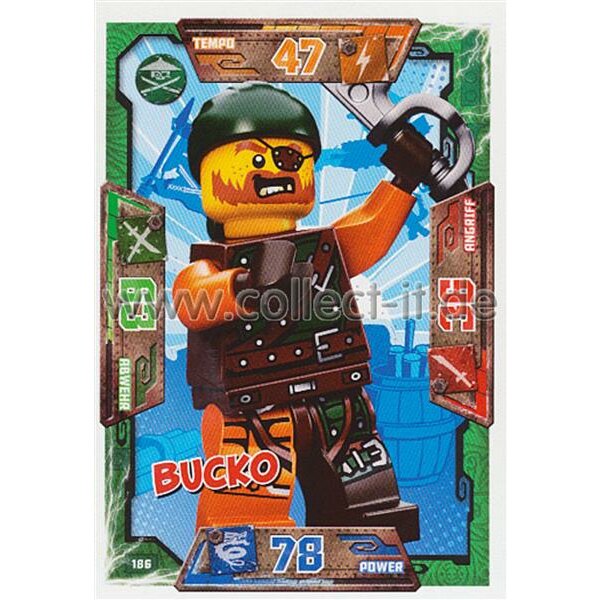 186 - Bucko - Schurken Karte - LEGO Ninjago