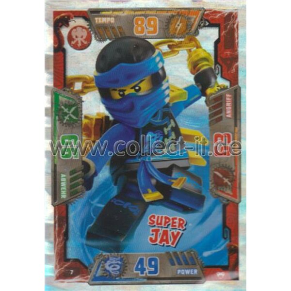 007 - Super Jay - Helden Karte - LEGO Ninjago SERIE 2