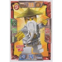 027 - Action Wu - Helden Karte - LEGO Ninjago SERIE 2