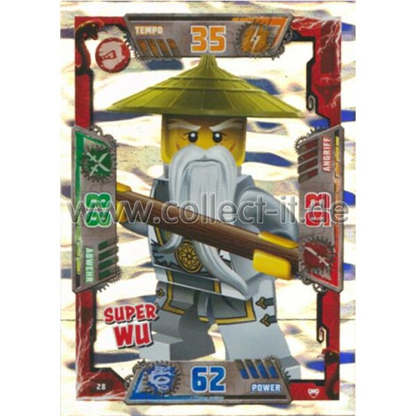 028 - Super Wu - Helden Karte - LEGO Ninjago SERIE 2