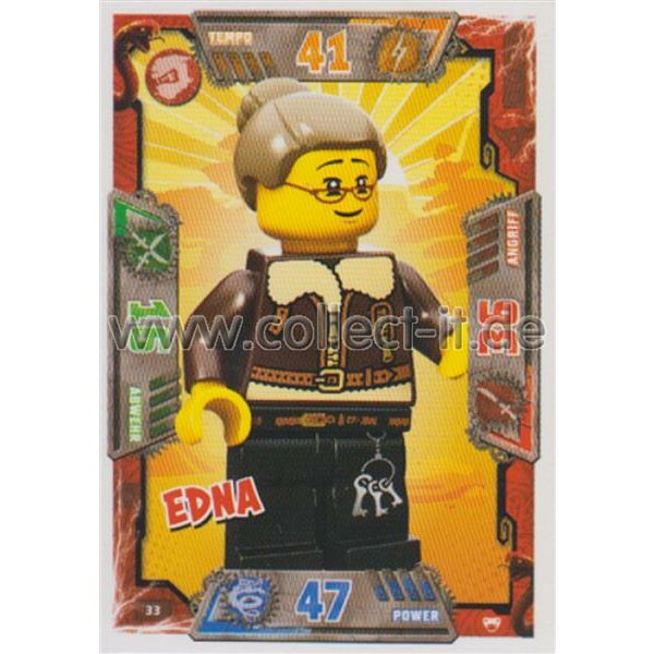 033 - Edna - Helden Karte - LEGO Ninjago SERIE 2