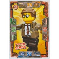 042 - Polizist Simon - Helden Karte - LEGO Ninjago SERIE 2