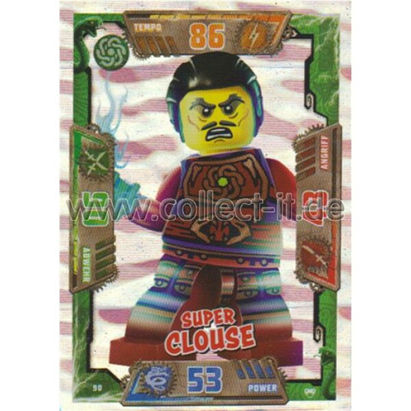 090 - Super Clouse - Schurken Karte - LEGO Ninjago SERIE 2