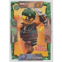 097 - Pirat Bucko - Schurken Karte - LEGO Ninjago SERIE 2