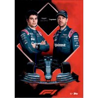 37 - Aston Martin Cognizant Formula One Team Card - 2021