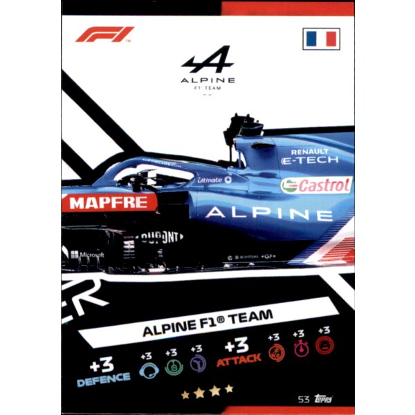 53 - Alpine F1 Team Puzzle Middle - 2021