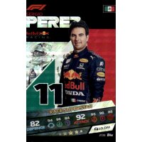 208 - Sergio Perez - Holo Karte - 2021