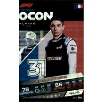 213 - Esteban Ocon - Holo Karte - 2021