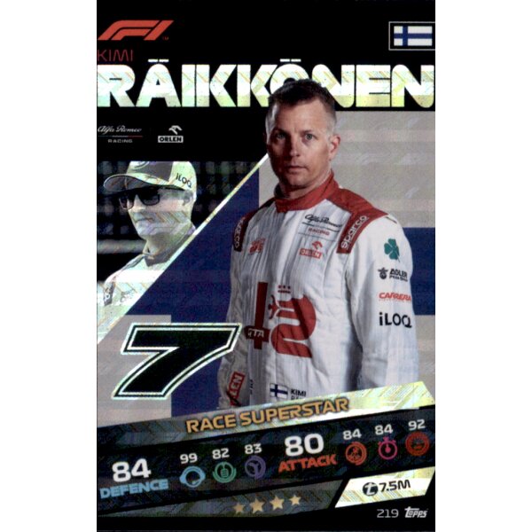 219 - Kimi Räikkönen - Holo Karte - 2021