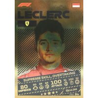 252 - Charles Leclerc - Mirror Foil Gold - 2021