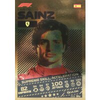 253 - Carlos Sainz - Mirror Foil Gold - 2021