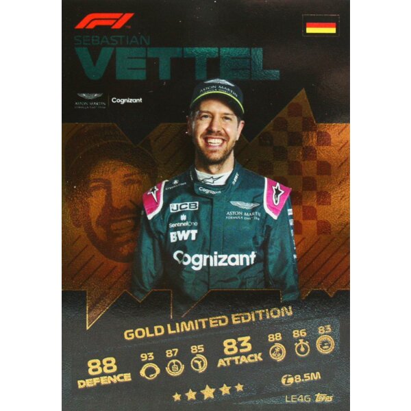 LE4 - Sebastian Vettel - Limitierte Karte - 2021