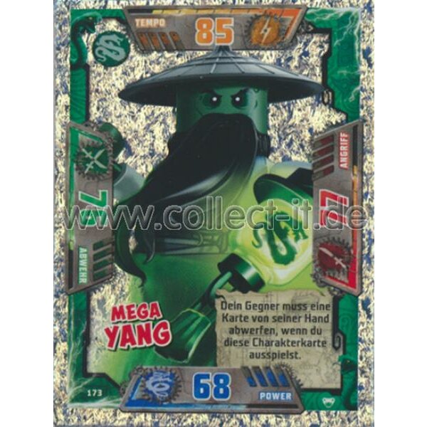 173 - Mega Yang - Mega Schurken Karte - LEGO Ninjago SERIE 2