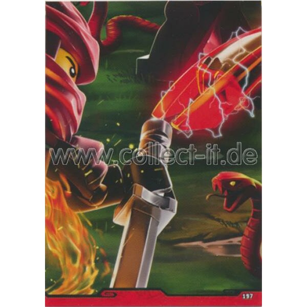 197 - Zeitzwillinge - Puzzle Karte - LEGO Ninjago SERIE 2