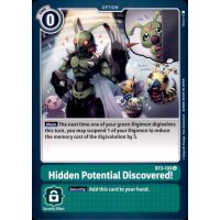 BT3-103 Hidden Potential Discovered!  - Uncommon