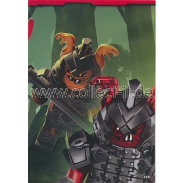 209 - Vermillions - Puzzle Karte - LEGO Ninjago SERIE 2