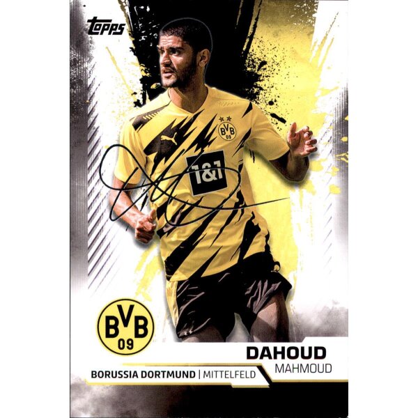 20 - Mahmoud Dahoud XL - Topps BVB Borussia Dortmund 2021