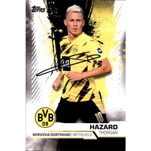 22 - Thorgan Hazard XL - Topps BVB Borussia Dortmund 2021