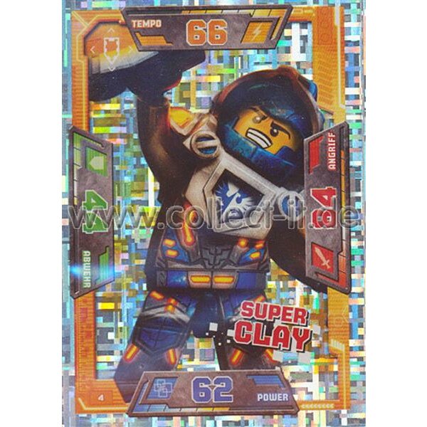 004 - Super Clay - Spezial Karte - LEGO Nexo Knights