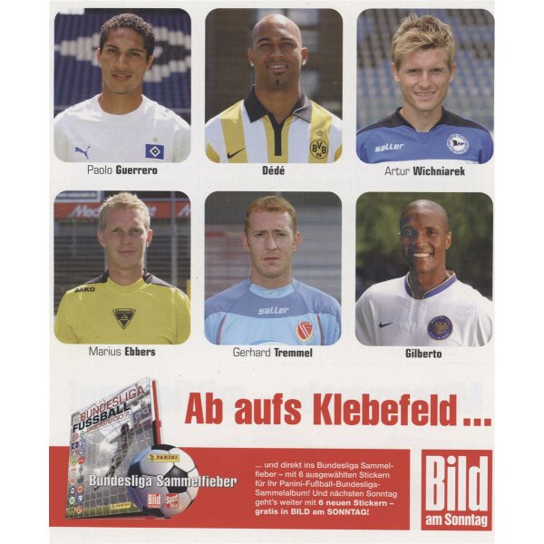 Panini Bundesliga 2006/07 - Sticker - Promo Stickerbogen 2