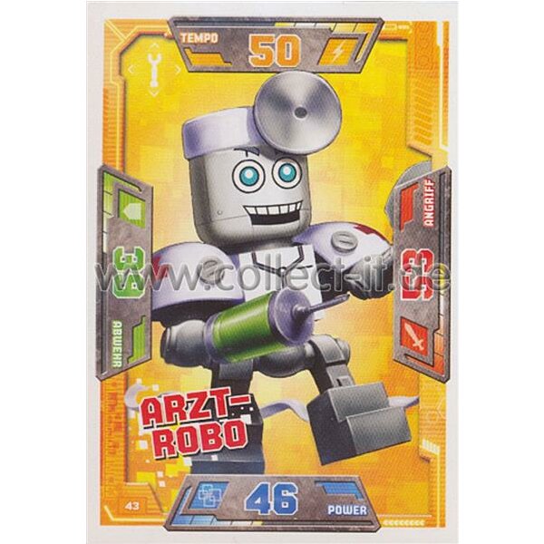 043 - Arzt-Robo - Helden Karte - LEGO Nexo Knights