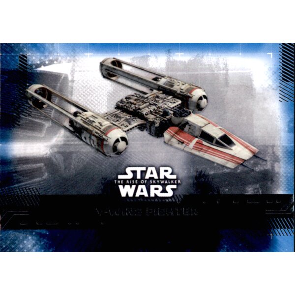 53 - Y-Wing Fighter - Blau - Rise of Skywalker