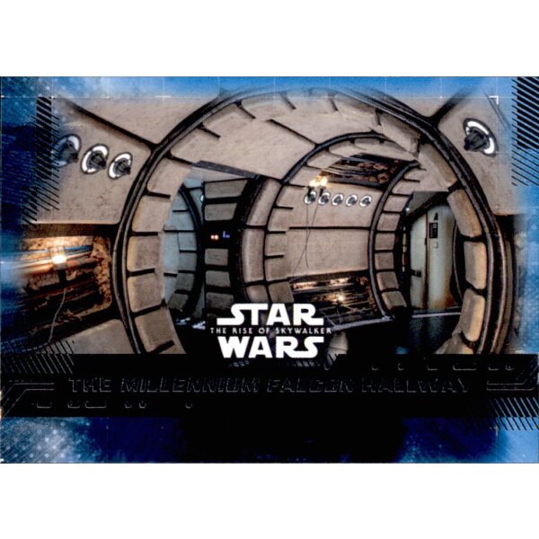 91 - The Millennium Falcon Hallway - Blau - Rise of Skywalker