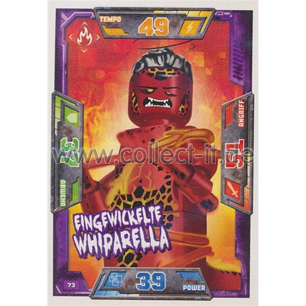 073 - Eingewickelte Whiparella - Helden Karte - LEGO Nexo Knights