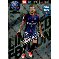 Fifa 365 Cards 2018 - LE60 - Dani Alves - Limited Edition