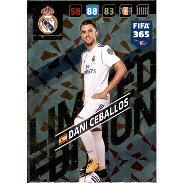 Fifa 365 Cards 2018 - LE61 - Dani Ceballos - Limited Edition