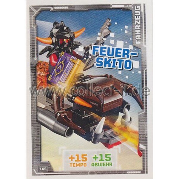 165 - Feuer-Skito - Fahrzeug Karte - LEGO Nexo Knights