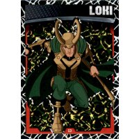 13 - Loki - Holo Karte - Marvel Avengers 2015