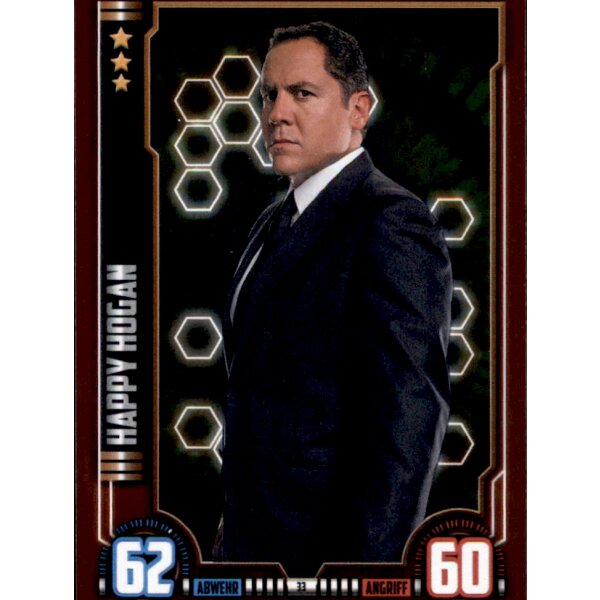 33 - Happy Hogan - Mirror Foil-Karte - Marvel Cinematic Universe 2016